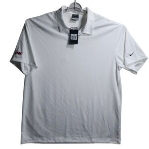 Nike Dri-FIT Golf Polo Shirt **FMC Logo**‎ Athletic Fit XXL WHITE NWT